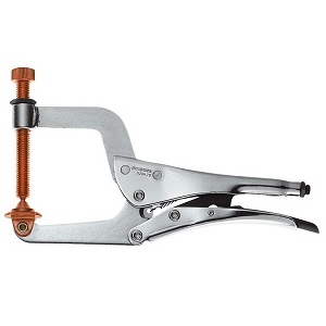 Bar clamp lock-grip pliers