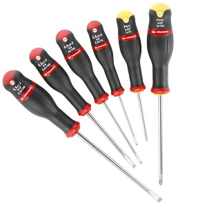 Set of PROTWIST® screwdrivers with sand-blasted tip