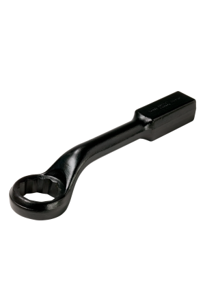 Ring end slogging wrench, deep offset