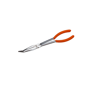 Snipe nose pliers long, bent tip, 35°