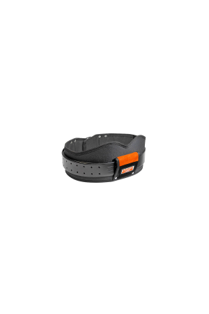 Heavy-duty leather belt with cushion