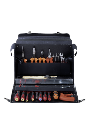 Electrician's tool bag, 28 tools