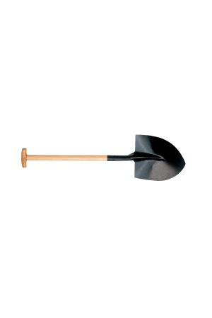 Round mouth shovels