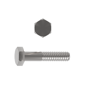 Hex Head Fully Threaded Grade 5 Steel Hex Bolt 1/2-13 UNC Threads Made in US Pack of 10 Meets ASME B18.2.1/SAE J429 External Hex Drive 3-1/2 Length Plain Finish 