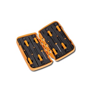 1257ESB/S8 Set of 8micro-screwdrivers hexagon male ends