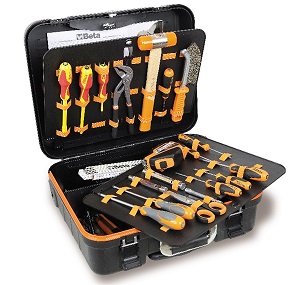 2032/TE Tool trolley with assortments of tools for electronic and electrotechnical maintenance