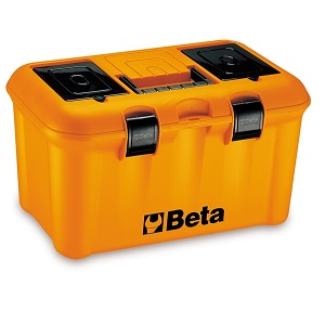 CP15 Tool box, made from plastic, removable tote-tray and tool trays