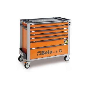 C24SA-XL/7 Mobile roller cab with 7 drawers, with anti-tilt system, long model
