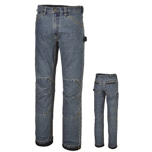 7526 Work jeans in stretch denim cotton Slim fit