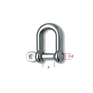 8225 Dee shackles AISI 316