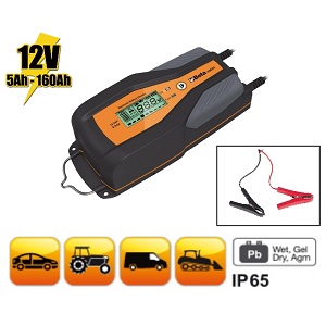 1498/8A Electronic car / commercial vehicle battery charger, 12 V