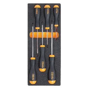 M212 Screwdrivers for cross head Phillips screws in soft thermoformed tray