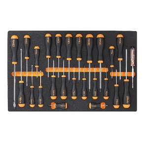 M210 Assortment of tools in a soft thermoformed tray