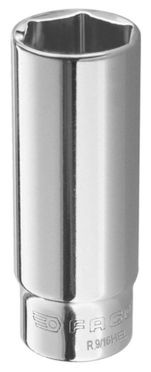 R.HEL 1/4" long-reach metric 6-point sockets