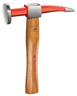 Hammer with round domed face and curved pein