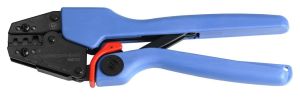 Open core connector crimping pliers