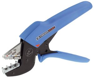 SERKAN® ratchet crimping pliers for insulated terminals with locator