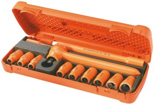 Set of 12 VSE series 1,000 Volt insulated tools