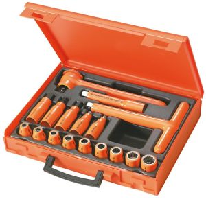 Set of 17 series 1,000 Volt insulated tools