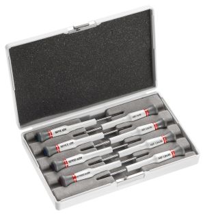 Micro-Tech® 8-piece screwdriver set replaceable blade slotted head - Phillips®