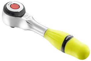1/4" fast ratchet with rotating handle - FLUO