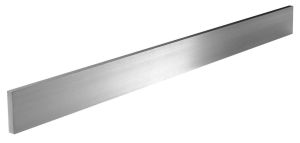 Non graduated solid stainless steel rule