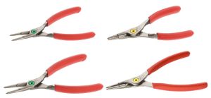 Set of 4 straight nose circlip® pliers - 10 to 60 mm