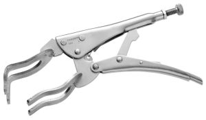 Lock-grip pliers for round sections