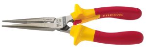 185-195.VE - 1,000 Volt insulated long half-round nose pliers