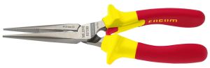 185-195.VE - 1,000 Volt insulated long half-round nose pliers - RFID