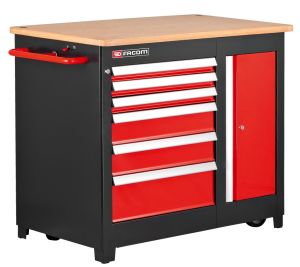 Heavy-duty mobile or fixed workbench