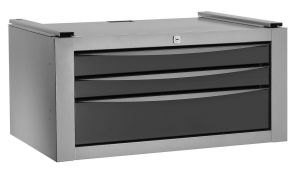 Triple drawer unit