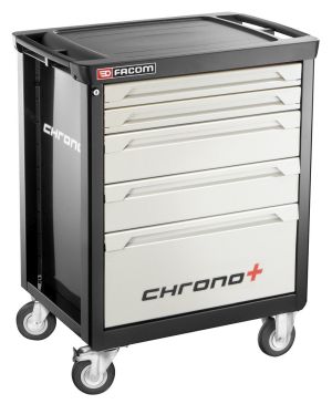 CHRONO + roller cabinet with 5 drawers - 3 modules per drawer