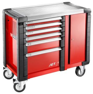 Jet+ 6-drawer mobile workbenches - 3 modules per drawer