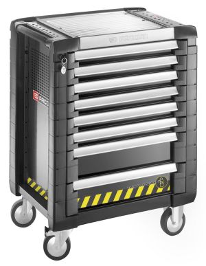 JET+ 8-drawer roller cabinets - 3 modules per drawer - safety range