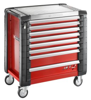 JET+ 8-drawer roller cabinets - 4 modules per drawer