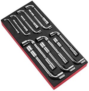 13 OGV® 6-point tubular socket wrenches set in foam tray