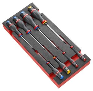 8 Protwist®-No.2 screwdrivers set in foam tray