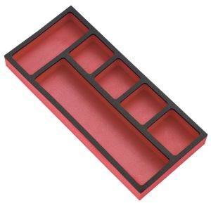 Storage set for small components in foam tray