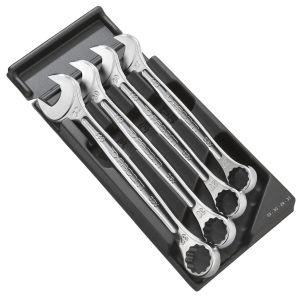 4 OGV® combination wrenches large sizes 27 to 30 and 32 mm module