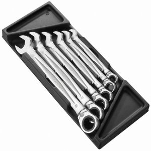 6 ratchet combination wrenches large size module