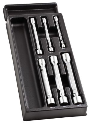 6 tubular box wrenches module, 8 to 19 mm