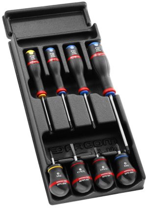 8 Protwist®-No.2 screwdrivers module including 4 ball handles