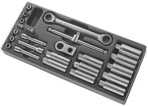 Module of 28 tools for Mac Pherson® shock absorber head
