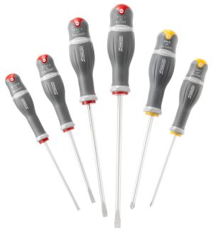 Set of 6 PROTWIST® stainless steel screwdrivers N°2