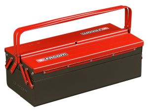 3-tray metal tool box
