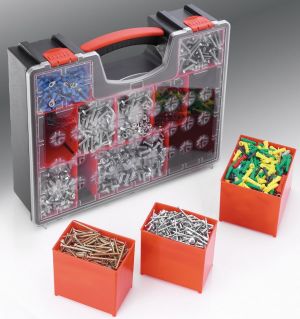 Eight-tray organiser