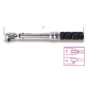 605E Click-type torque wrenches with reversible ratchets for right-hand and left-hand tightening torque accuracy: ± 6%