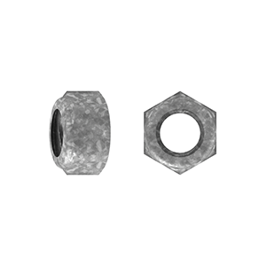 Hex Nylon Insert Nut, Type T, ISO 10511/DIN 985, Class |10| DIN 267, Hot Dip Galvanised
