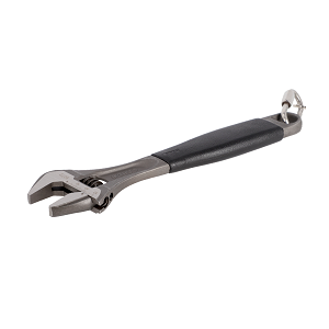 ERGO™ Central Nut Adjustable Wrenches with Rubber Handle and Phosphate Finish